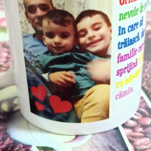 Cana alba fosforescenta personalizata