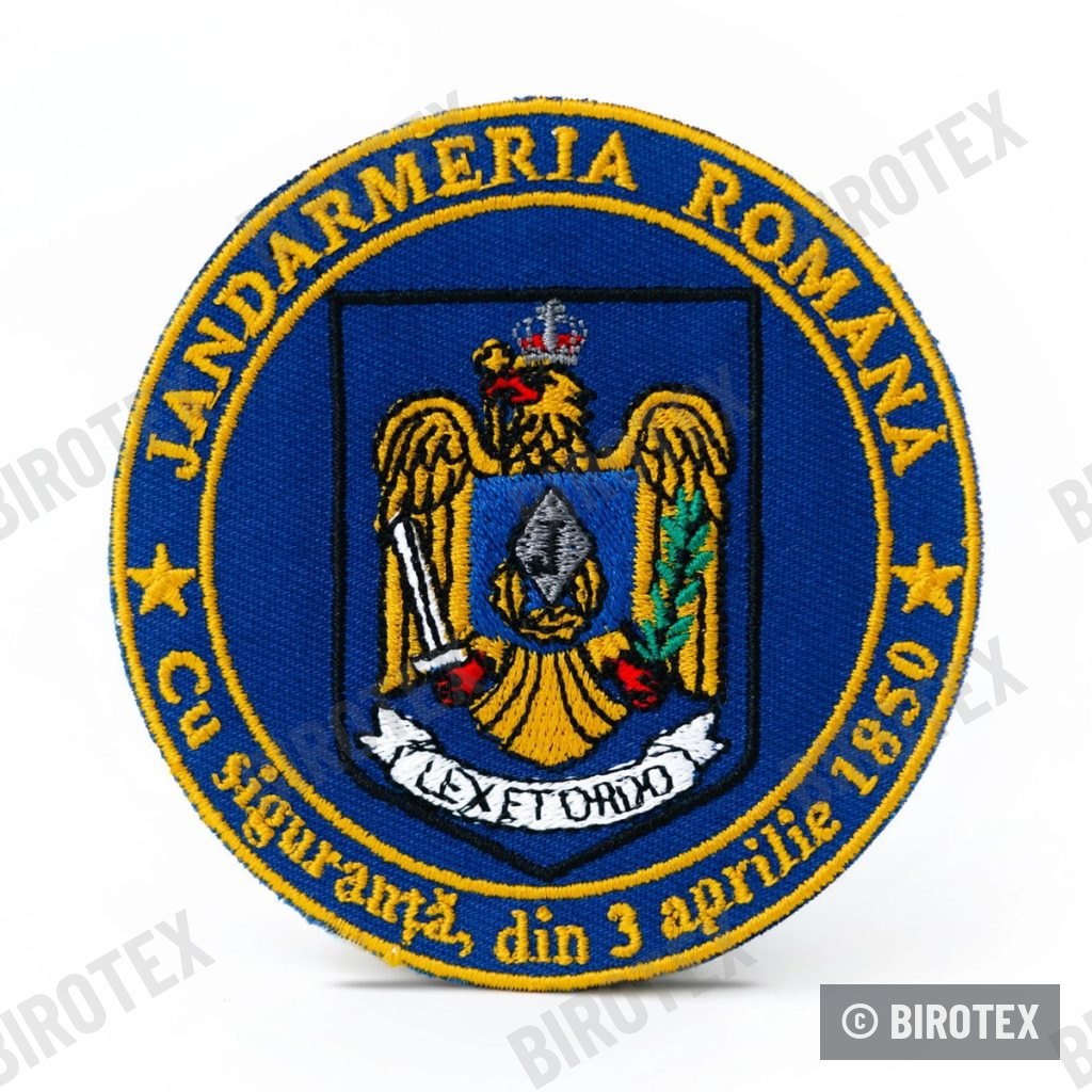 Embroidered Romanian Gendarmerie patch