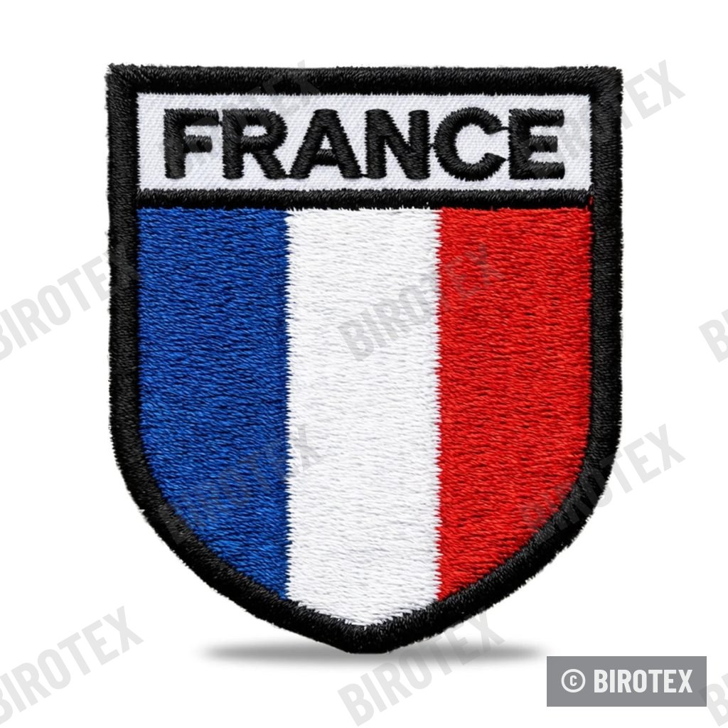 Emblemă brodată scut FRANCE