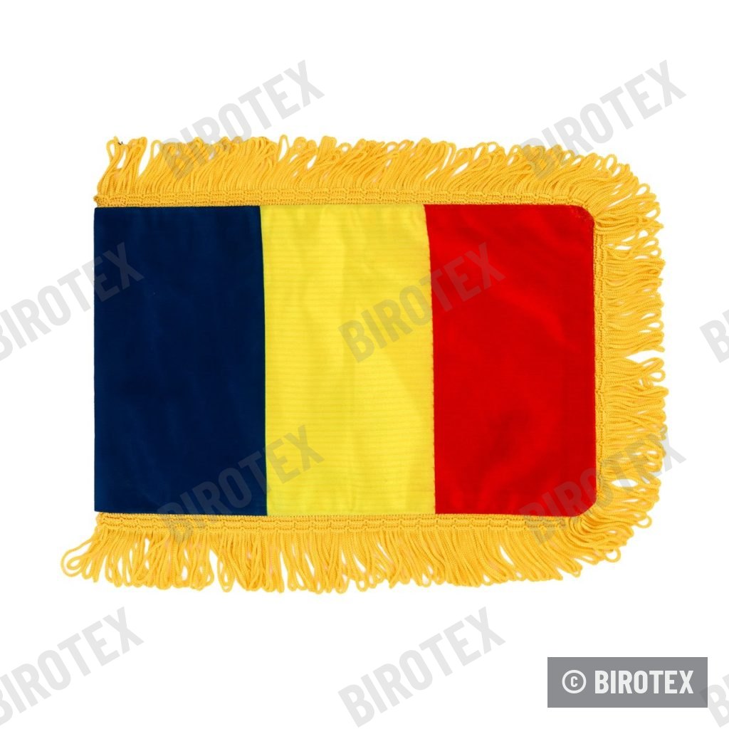 Fanion tricolor România cu franjuri
