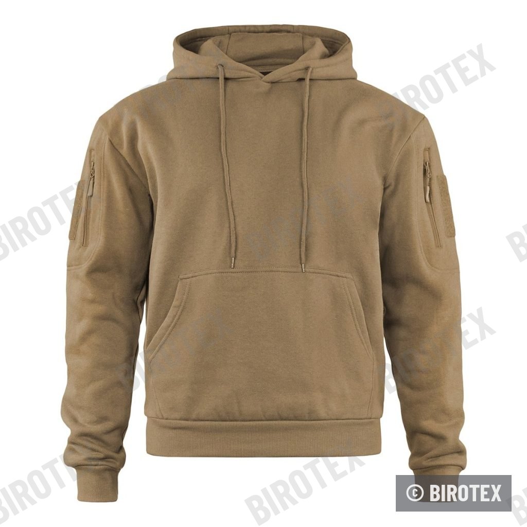 Sudadera táctica Mil-Tec con capucha – Coyote