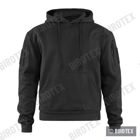 Sudadera táctica Mil-Tec con capucha – Negro