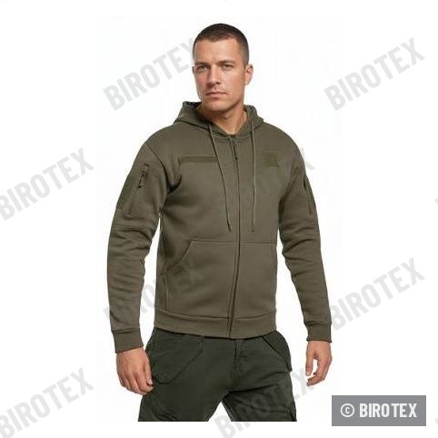 Mil-Tec tactical zip hoodie – Army green