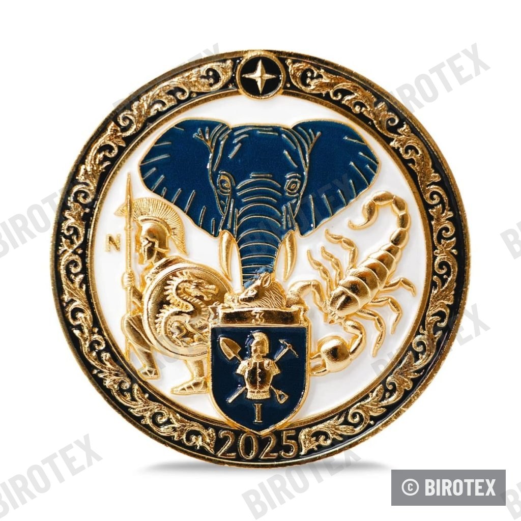 Coin 2025 mit Elefant und Skorpion