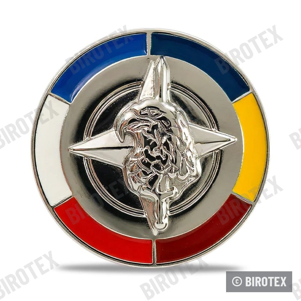 Aigle-Coin, Silber-Finish im Relief