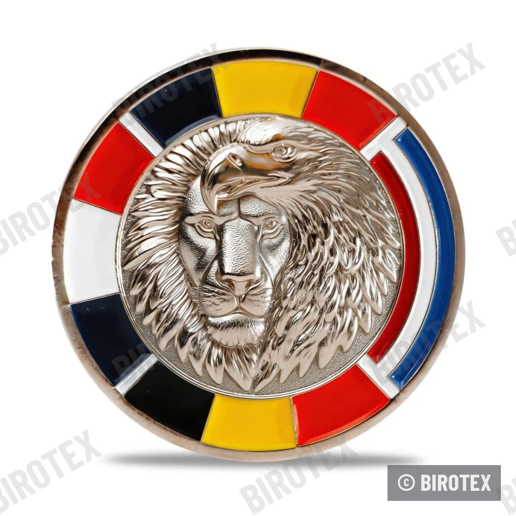Coin au lion en relief