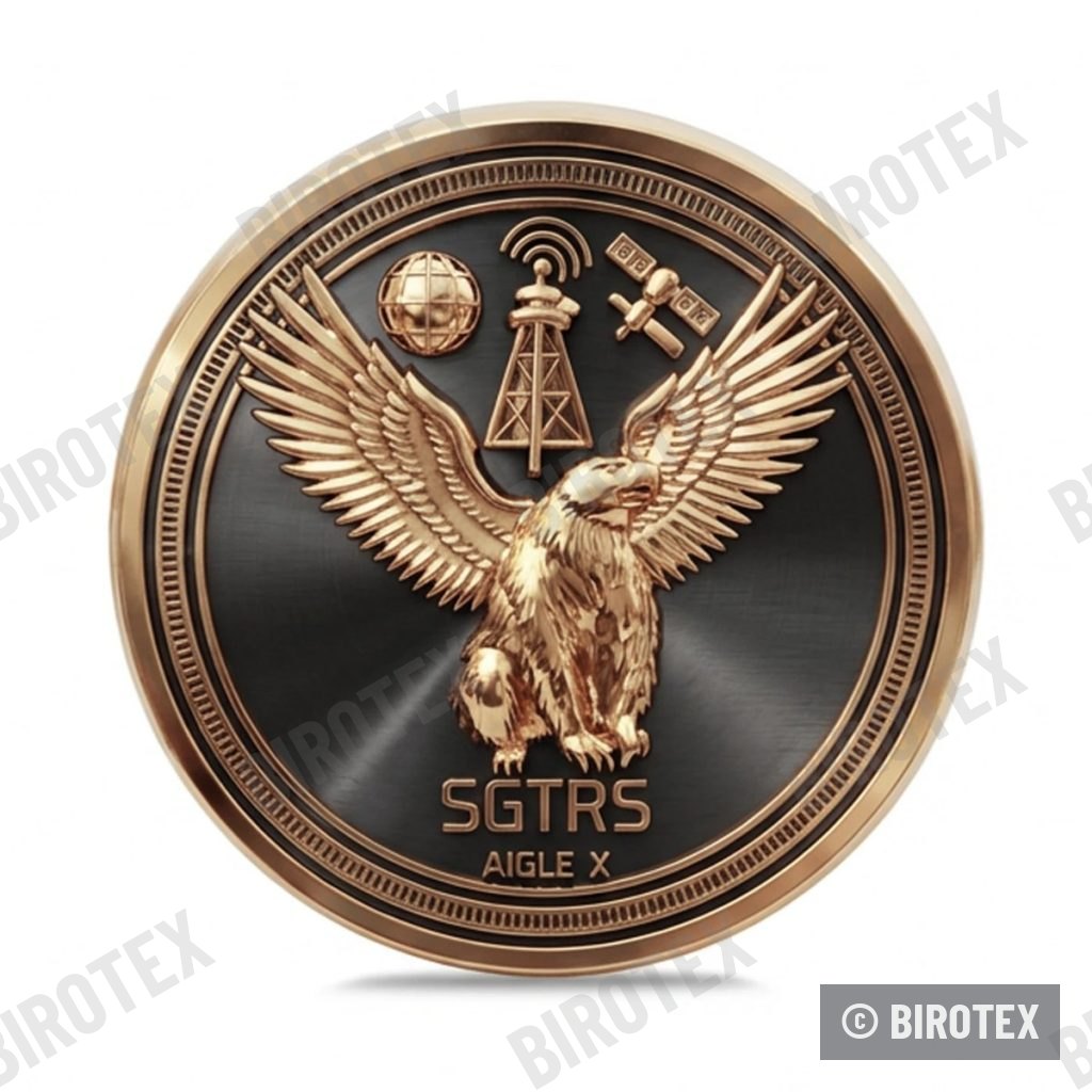 Coin SGTRS Aigle X, Bronze-Finish